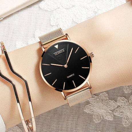 Fashion Ultra Thin Quartz Ladies Wrist Watches Brand Rose - Premium  from vistoi shop - Just $28.99! Shop now at vistoi shop