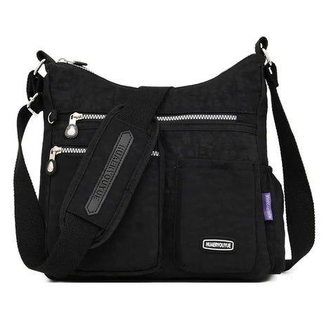 Fashion Women Nylon Shoulder Bags Multi Zipper Pocket - Premium  from vistoi shop - Just $29.99! Shop now at vistoi shop