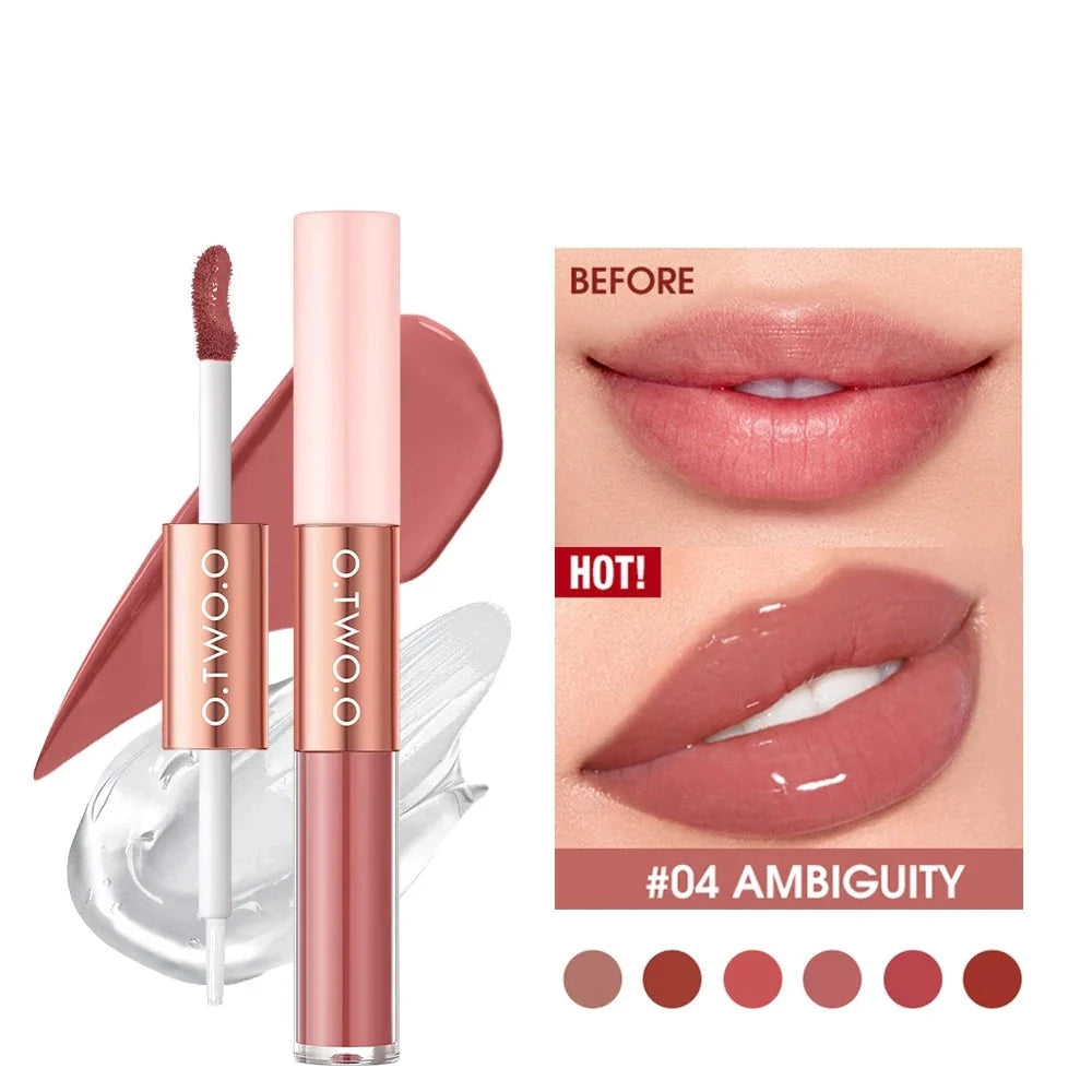 Matte Lipstick Double Head Lip Coat Non-stick Lipstick - Premium  from vistoi shop - Just $29.99! Shop now at vistoi shop