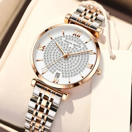 Women Square Watches Luxury Brand Fashion Rose Gold - Premium  from vistoi shop - Just $35.99! Shop now at vistoi shop