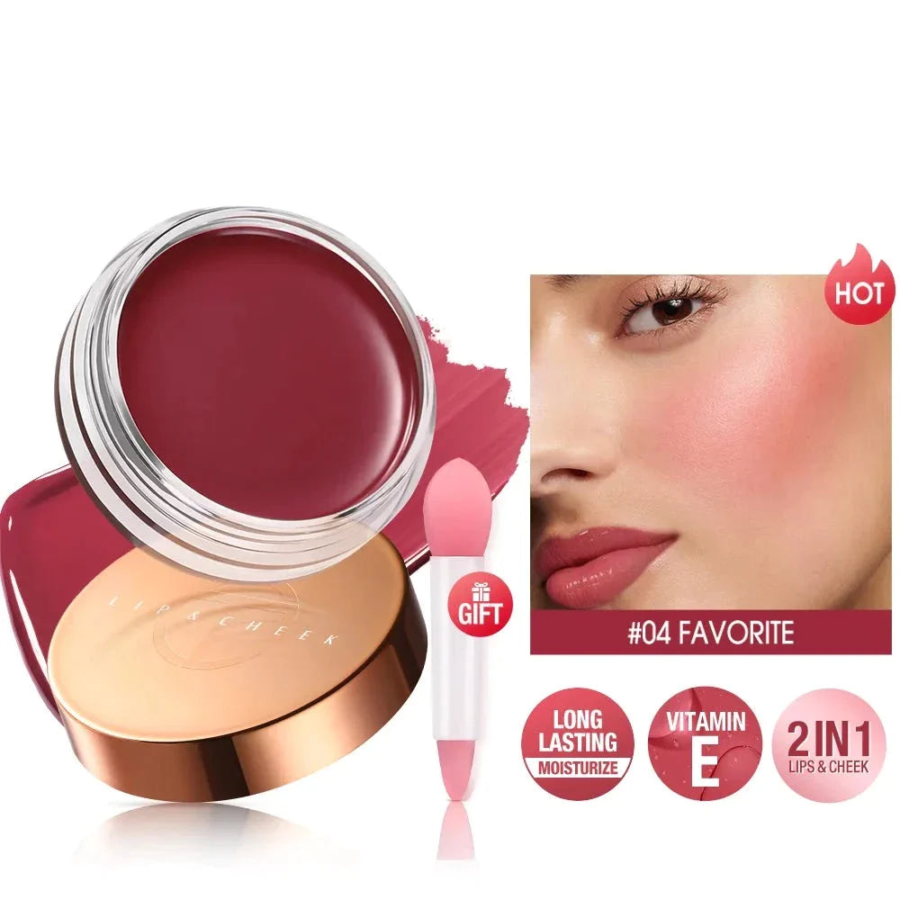 Long Lasting Shine Cosmetics For Lip 2 in 1 Lip Gloss 6 Colors - Premium  from vistoi shop - Just $27.99! Shop now at vistoi shop