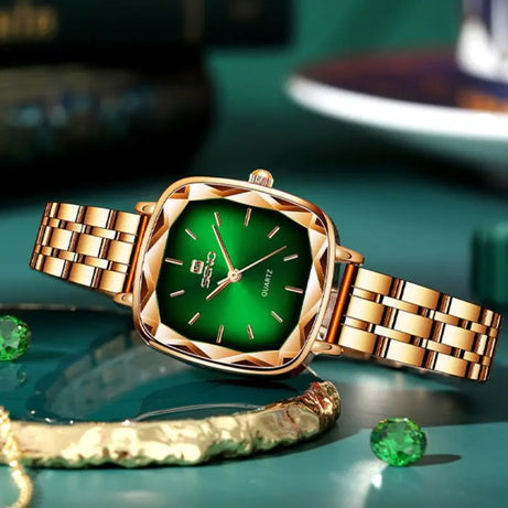 Women Rose Golden Classic Quartz Watch Female Elegant - Premium  from vistoi shop - Just $34.99! Shop now at vistoi shop